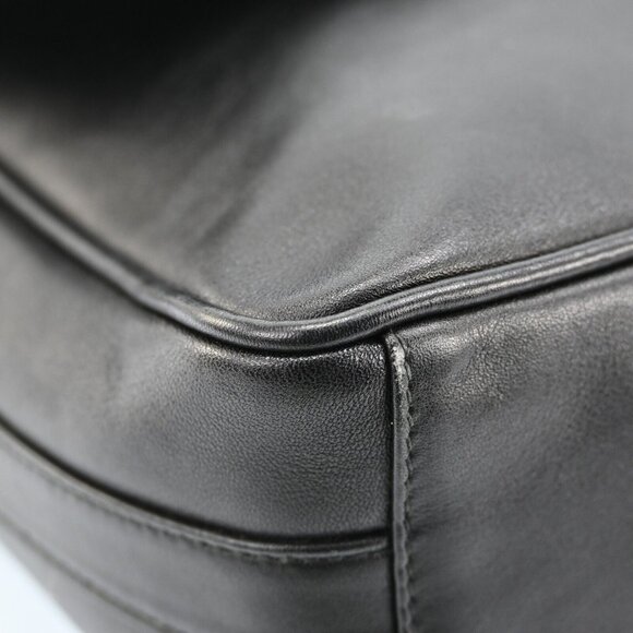 Gucci black leather 1955 Horse-bit cross body with a chrome accent - Picture 7 of 16